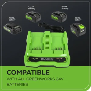 24V 4 Ah Charger Dual Port